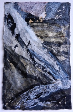 Crow Series Storm 2
Mixed media on Nepalese paper, 51 x 31cm