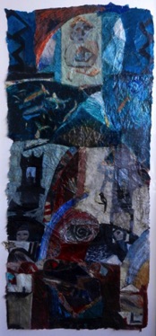 The Journey
Mixed media on Nepalese paper, 127 x 59cm The Journey
Mixed media on Nepalese paper, 127 x 59cm
