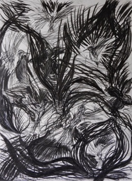 Hummingbirds - Drawing
Charcoal on Paper
76 x 57cm Hummingbirds - Drawing
Charcoal on Paper
76 x 57cm