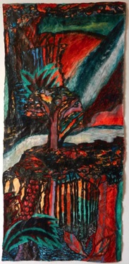 Rain Forest
Mixed media on Nepalese paper, 110 x 51cm Rain Forest
Mixed media on Nepalese paper, 110 x 51cm