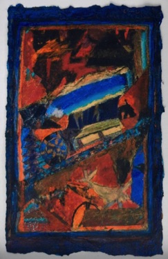 Into the Tropics
Mixed media on Nepalese
paper, 25 x 16cm Into the Tropics
Mixed media on Nepalese
paper, 25 x 16cm