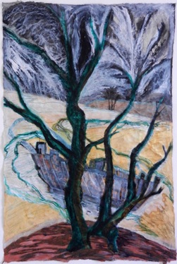 Thai Tree & Wreck
Mixed media on Nepalese paper, 76 x 50cm Thai Tree & Wreck
Mixed media on Nepalese paper, 76 x 50cm