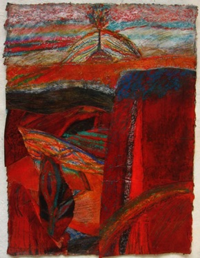 The Precipice
Mixed media on Nepalese paper, 28 x 20cm The Precipice
Mixed media on Nepalese paper, 28 x 20cm